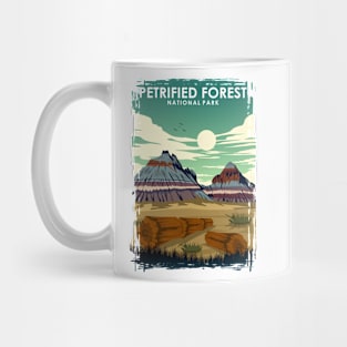 Petrified Forest National Park Travel Poster Mug